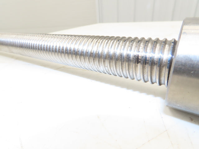 Double Nut Ball Screw 30mm Dia 4.5mm Pitch/Lead 84.5" OAL