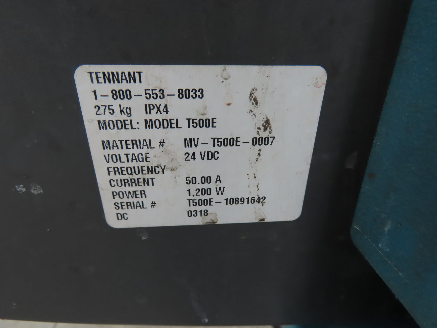 Tennant T500E Walk Behind Floor Scrubber 32" Disc Auto Scrubber 730H