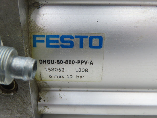 Festo DNGU-80-800-PPV-A Pneumatic Air Cylinder 80mm Bore 800mm Stroke