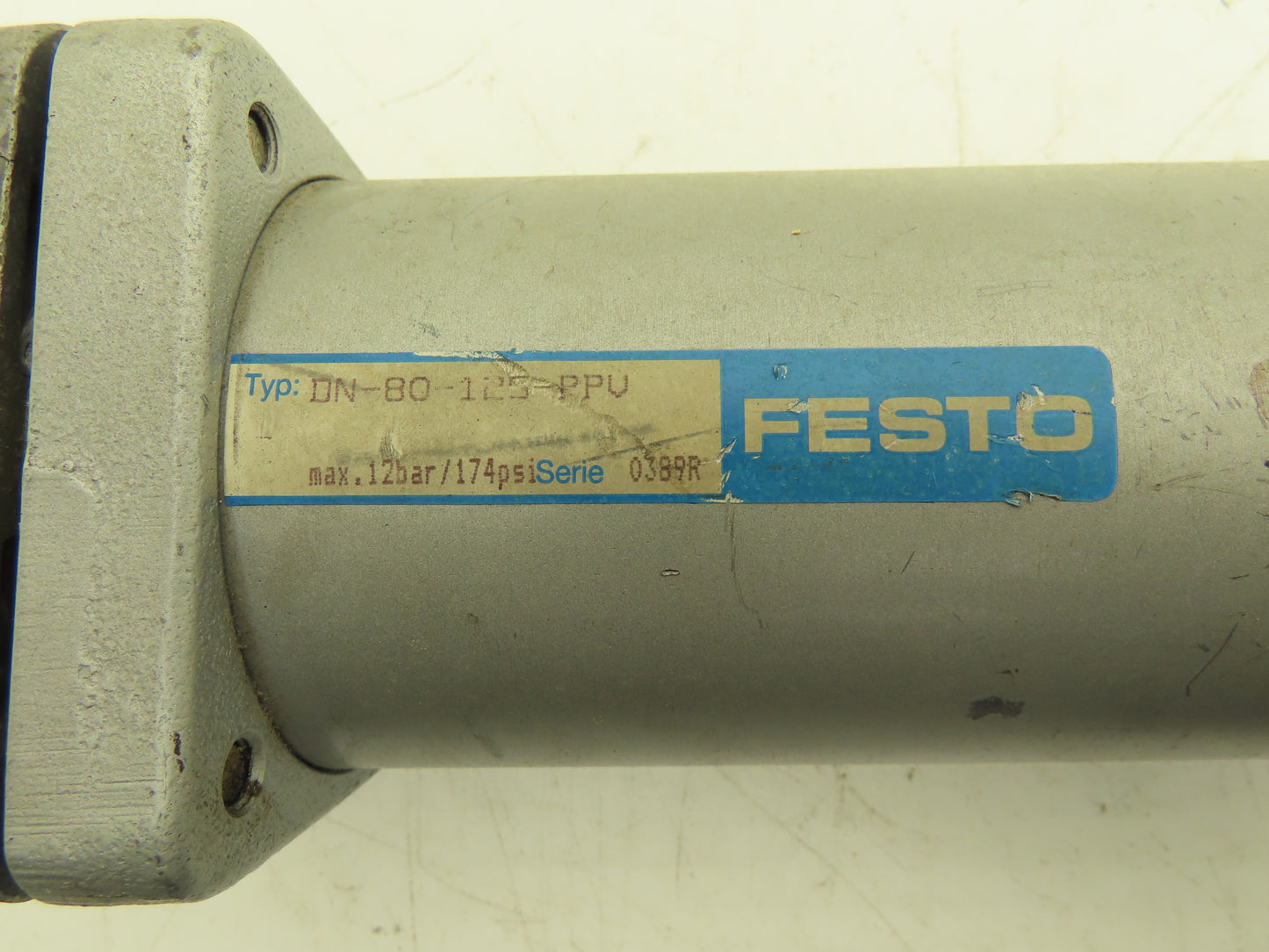 Festo DN-80-125-PPV Pneumatic Air Cylinder 80mm Bore 125mm Stroke