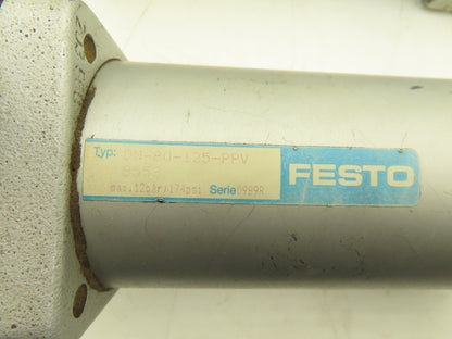 Festo DN-80-125-PPV Pneumatic Air Cylinder 80mm Bore 125mm Stroke