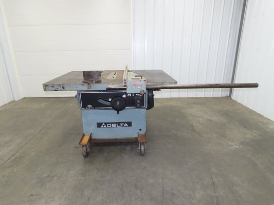 RT-40 Delta Tilting Arbor Table Saw 7.5hp WEG 14/16" 230/460v 3ph 52" Fence