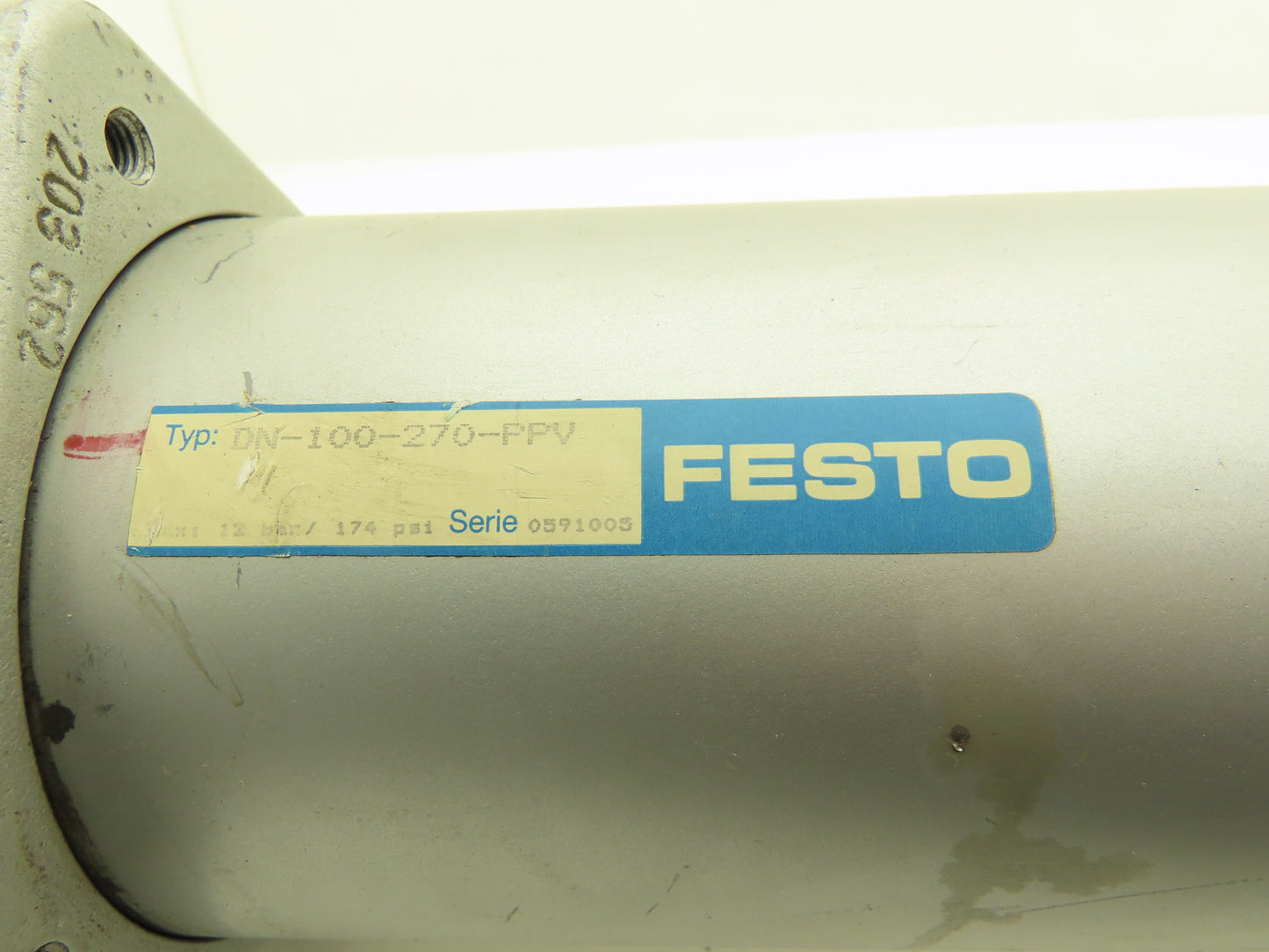 Festo DN-100-270-PPV Pneumatic Air Cylinder 100mm Bore 270mm Stroke
