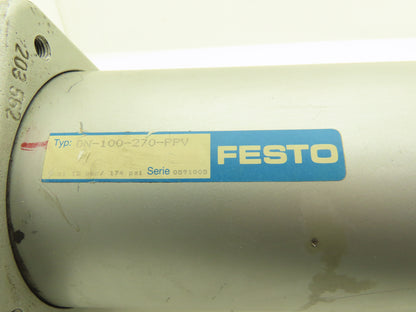 Festo DN-100-270-PPV Pneumatic Air Cylinder 100mm Bore 270mm Stroke