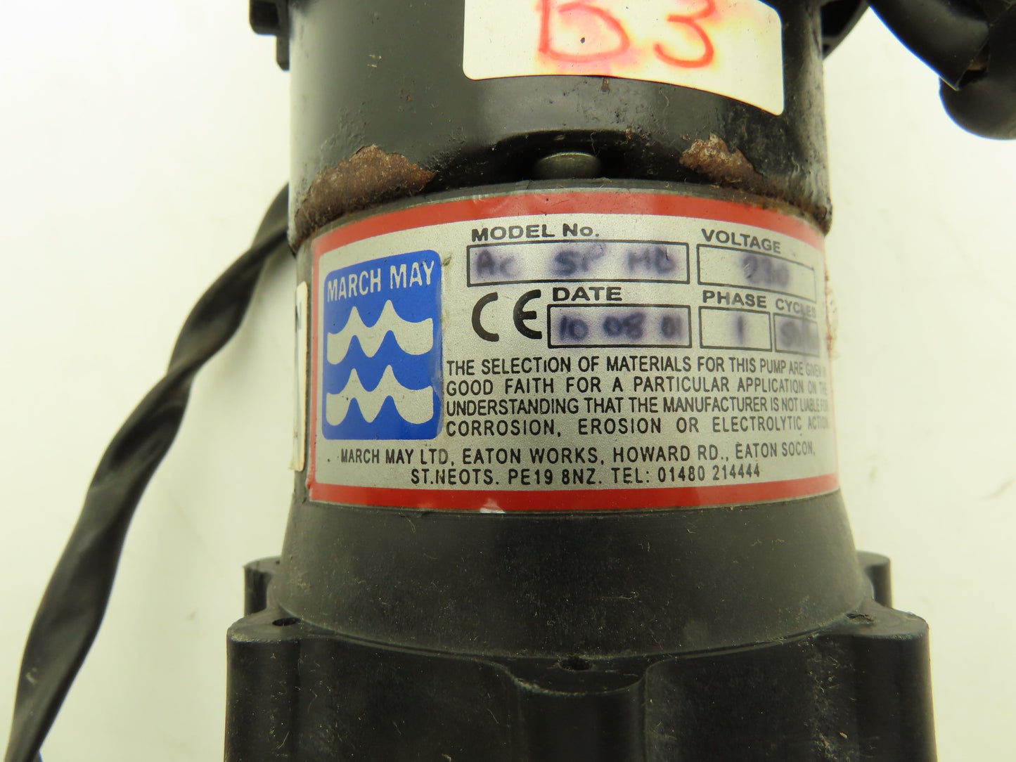 March May AC 5P MD Magnetic Centrifugal Pump 1/2 NPT 240V 1Ph 18GPM