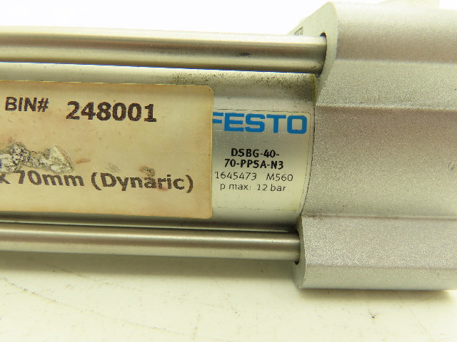 Festo DSBG-40-70-PPSA-N3 Pneumatic Air Cylinder 40mm Bore 70mm Stroke