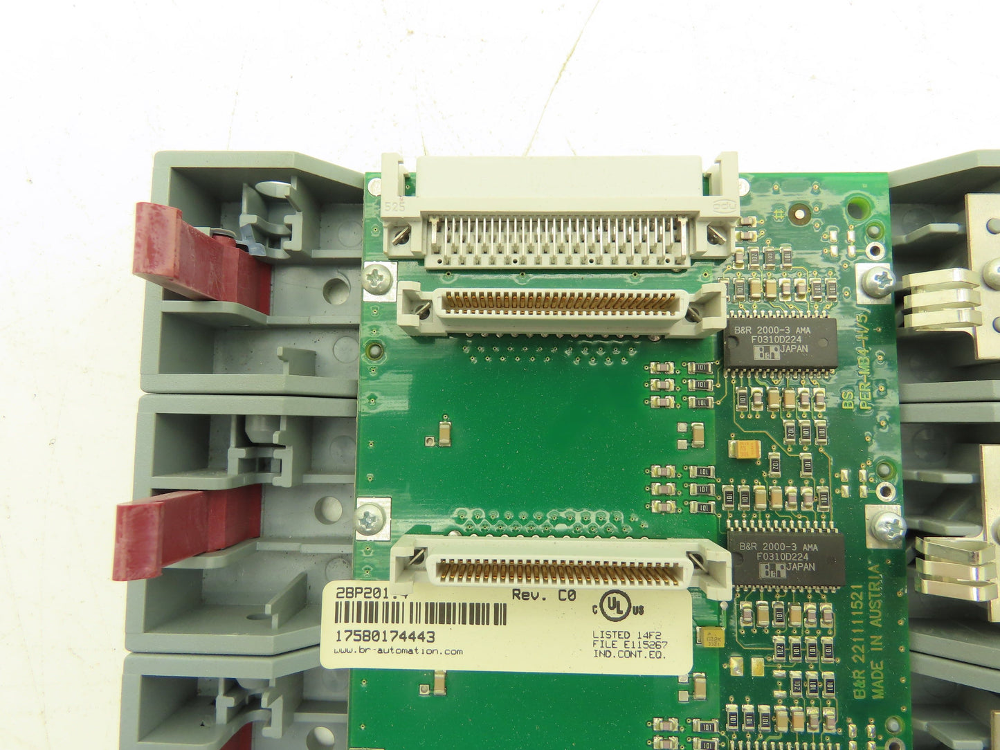 B&R 2BP201.4 PLC Mount Backplane Assembly REV CO