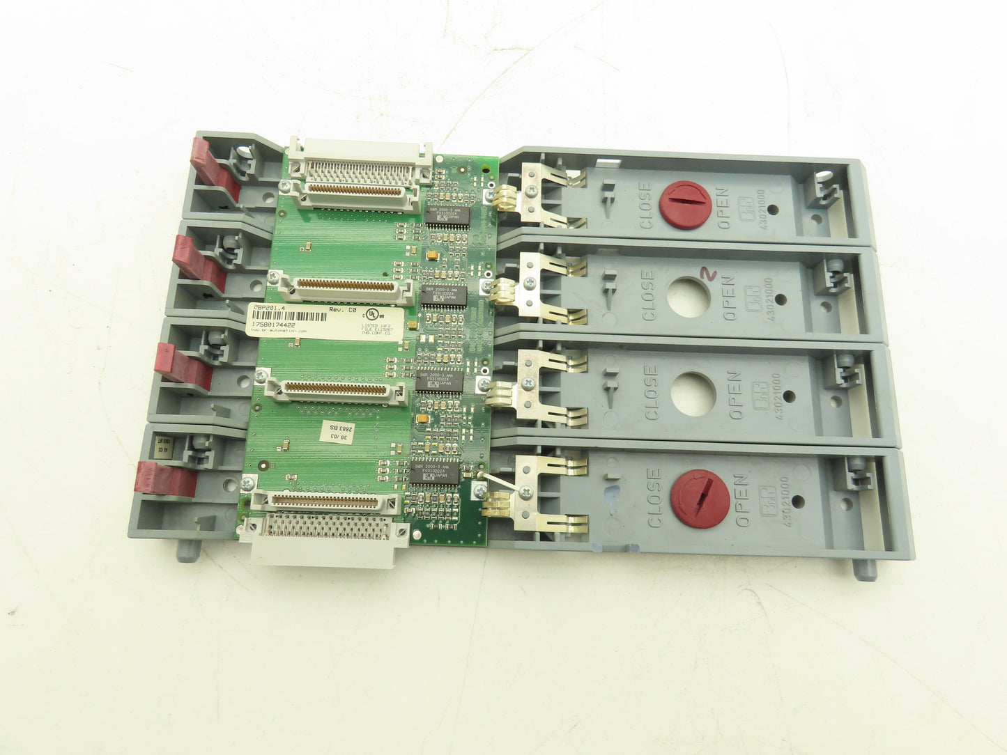B&R 2BP201.4 PLC Mount Backplane Assembly REV CO