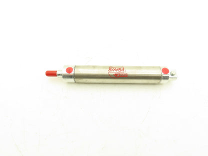Bimba 176-DP Pneumatic Air Cylinder 1-1/2" Bore 6" Stroke 250psi Double Acting