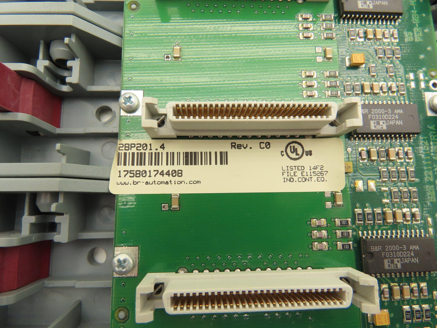 B&R 2BP201.4 PLC Mount Backplane Assembly REV CO