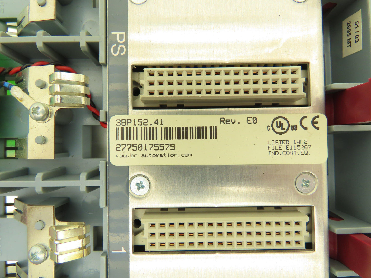 B&R 3BP152.41 PLC Mount Backplane Nine Slot Assembly REV E0