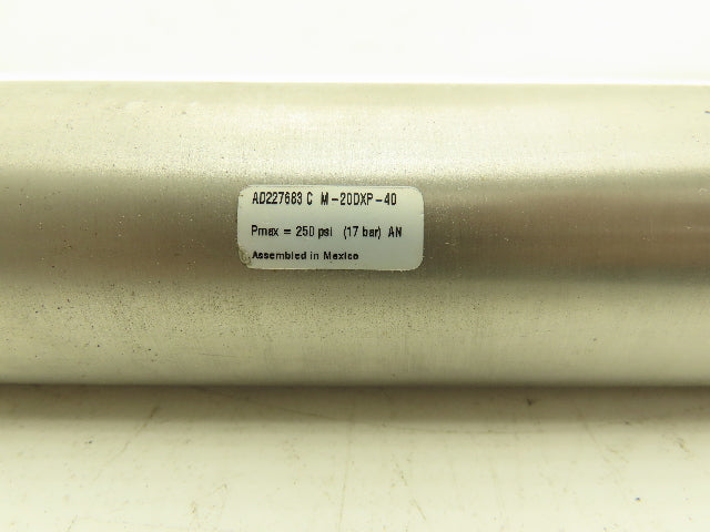 Rexroth M-20DXP-40 Pneumatic Air Cylinder 2" Bore 4" Stroke Double Acting