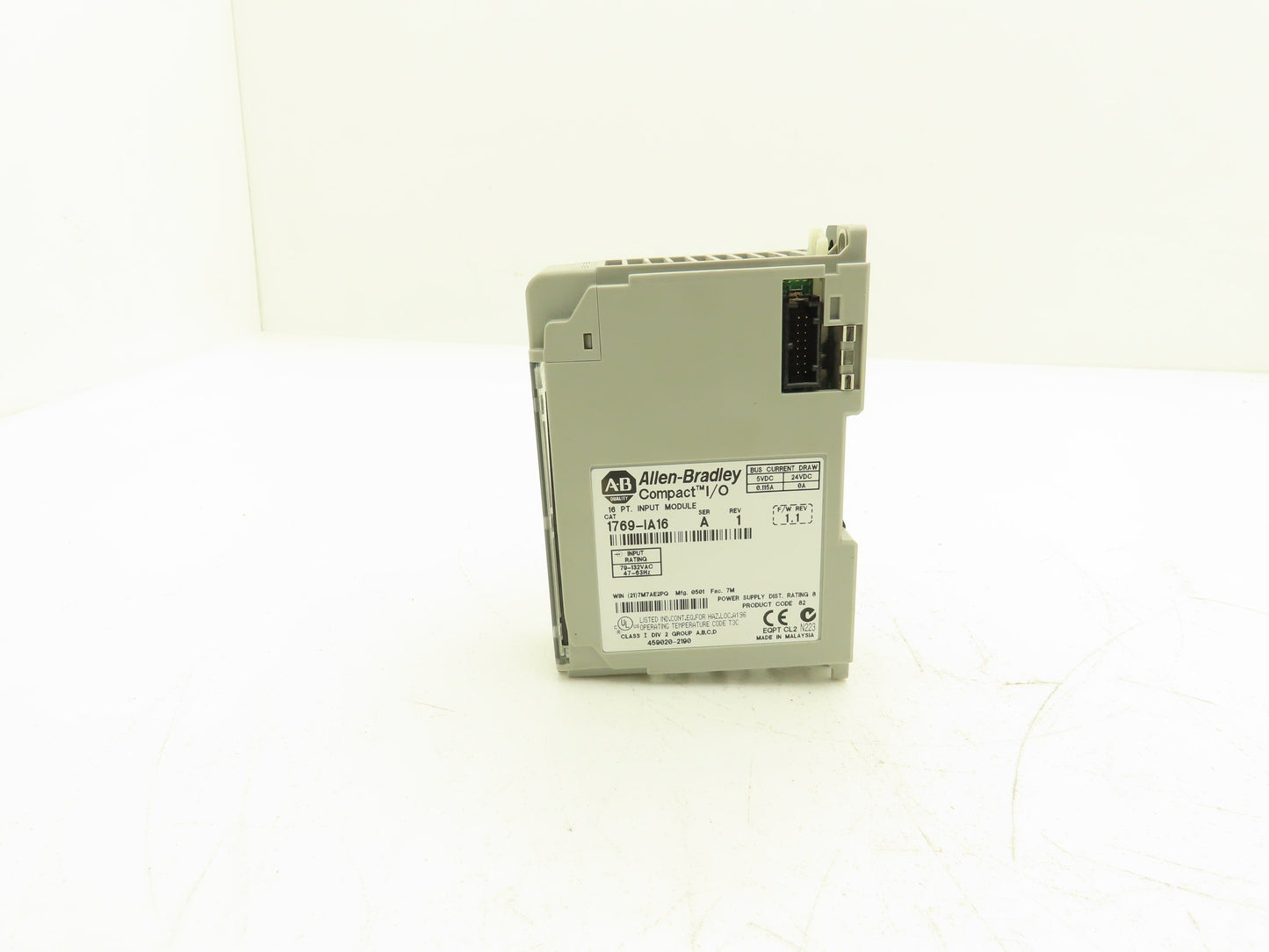 Allen Bradley 1769-IA16 Input Module 115VAC 0.115A Rev 1 Ser A