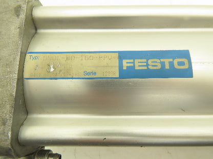 Festo DNUL-80-160-PPV-A Pneumatic Air Cylinder 80mm Bore 70mm Stroke 145psi