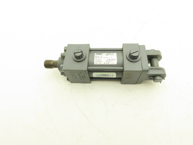 Miller 86B1N Pneumatic Air Cylinder 1.5" Bore 1" Stroke Double Acting 250psi