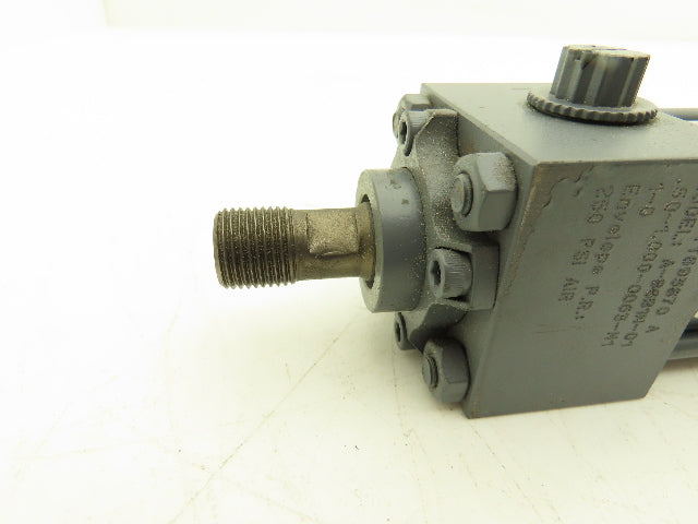 Miller 86B1N Pneumatic Air Cylinder 1.5" Bore 1" Stroke Double Acting 250psi