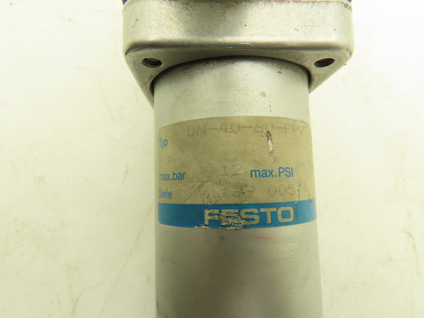Festo DN-40-60-PPV Pneumatic Air Cylinder 40mm Bore 60mm Stroke 174psi