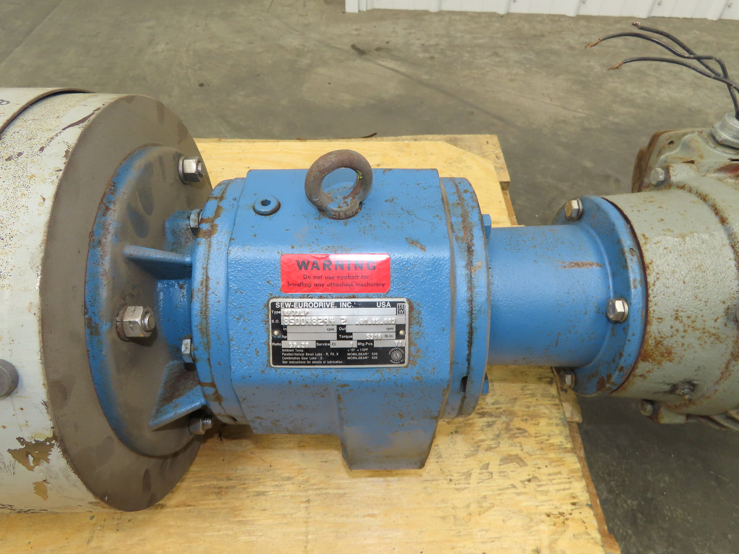Industrial Mixer 44" Impeller 37" Depth 2 Hp 460V 3Ph 29RPM Sew 60:1 Gearbox