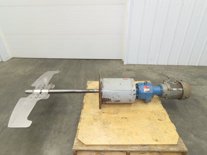 Industrial Mixer 44" Impeller 37" Depth 2 Hp 460V 3Ph 29RPM Sew 60:1 Gearbox
