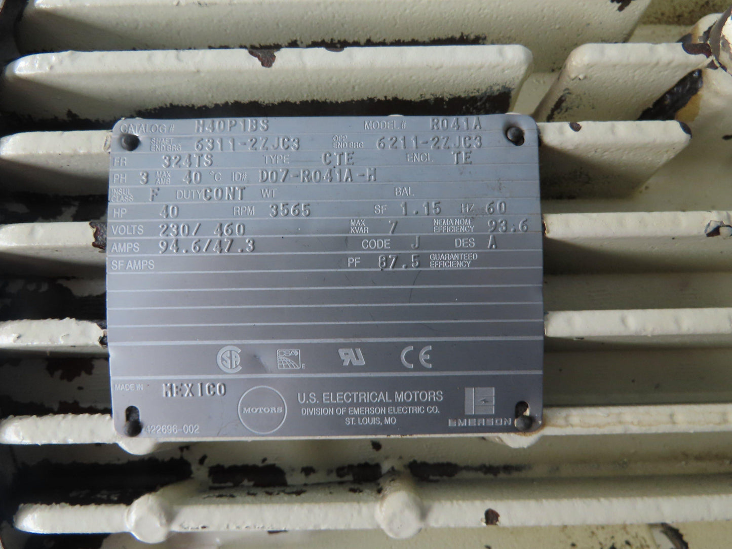 Knoll KTS50-120 High Pressure Screw Coolant Spindle Pump 40Hp 230/460V 3Ph