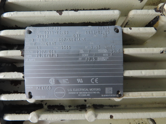 Knoll KTS50-120 High Pressure Screw Coolant Spindle Pump 40Hp 230/460V 3Ph