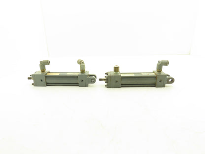 Miller A86R2B/A50B2B Pneumatic Air Cylinder 1-1/2" Bore 4" Stroke Lot of 2
