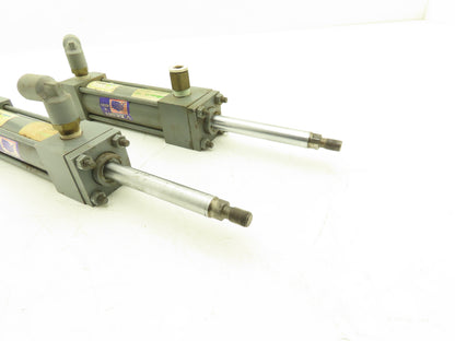 Miller A86R2B/A50B2B Pneumatic Air Cylinder 1-1/2" Bore 4" Stroke Lot of 2