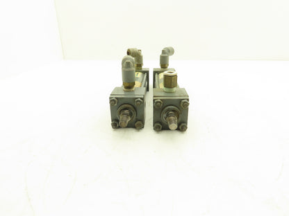 Miller A86R2B/A50B2B Pneumatic Air Cylinder 1-1/2" Bore 4" Stroke Lot of 2
