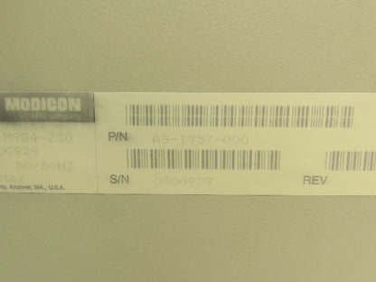 Modicon PC-M984-230 Programmable Controller Module Micro 984 115/220VAC 1/.5A