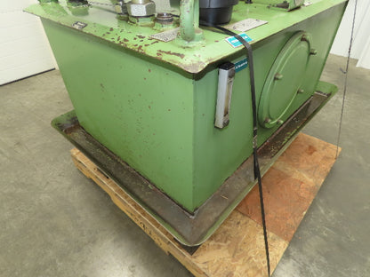 Hydraulic Berarma Vane Pump Power Unit 78GPM 1160 PSI 80Gal 16.8kw 460V 3PH