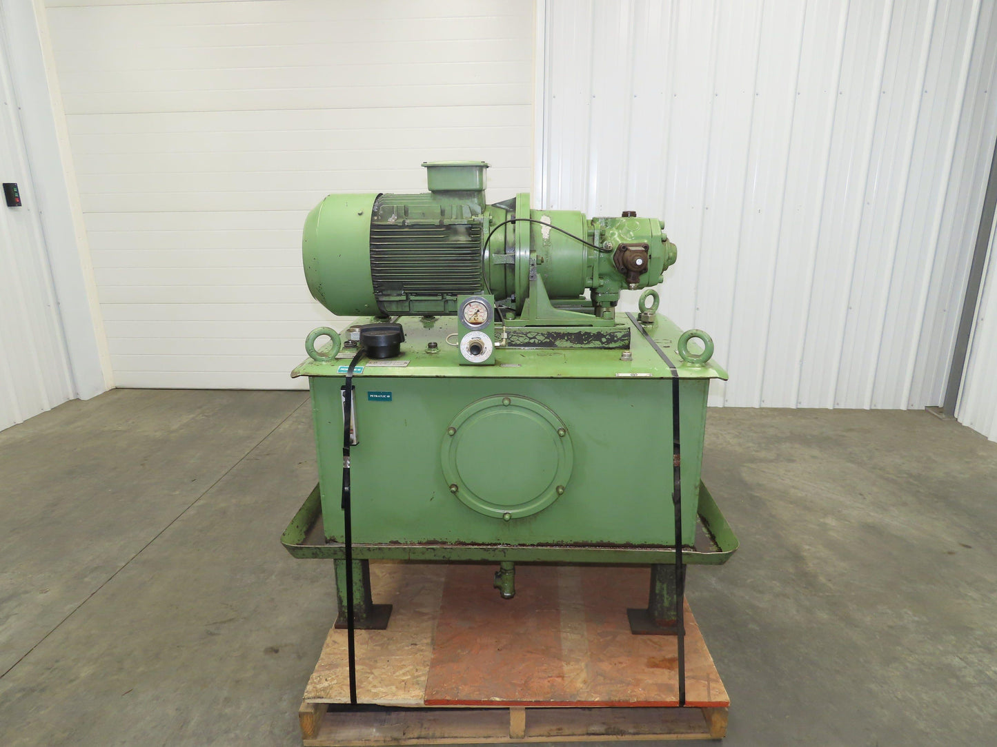 Hydraulic Berarma Vane Pump Power Unit 78GPM 1160 PSI 80Gal 16.8kw 460V 3PH