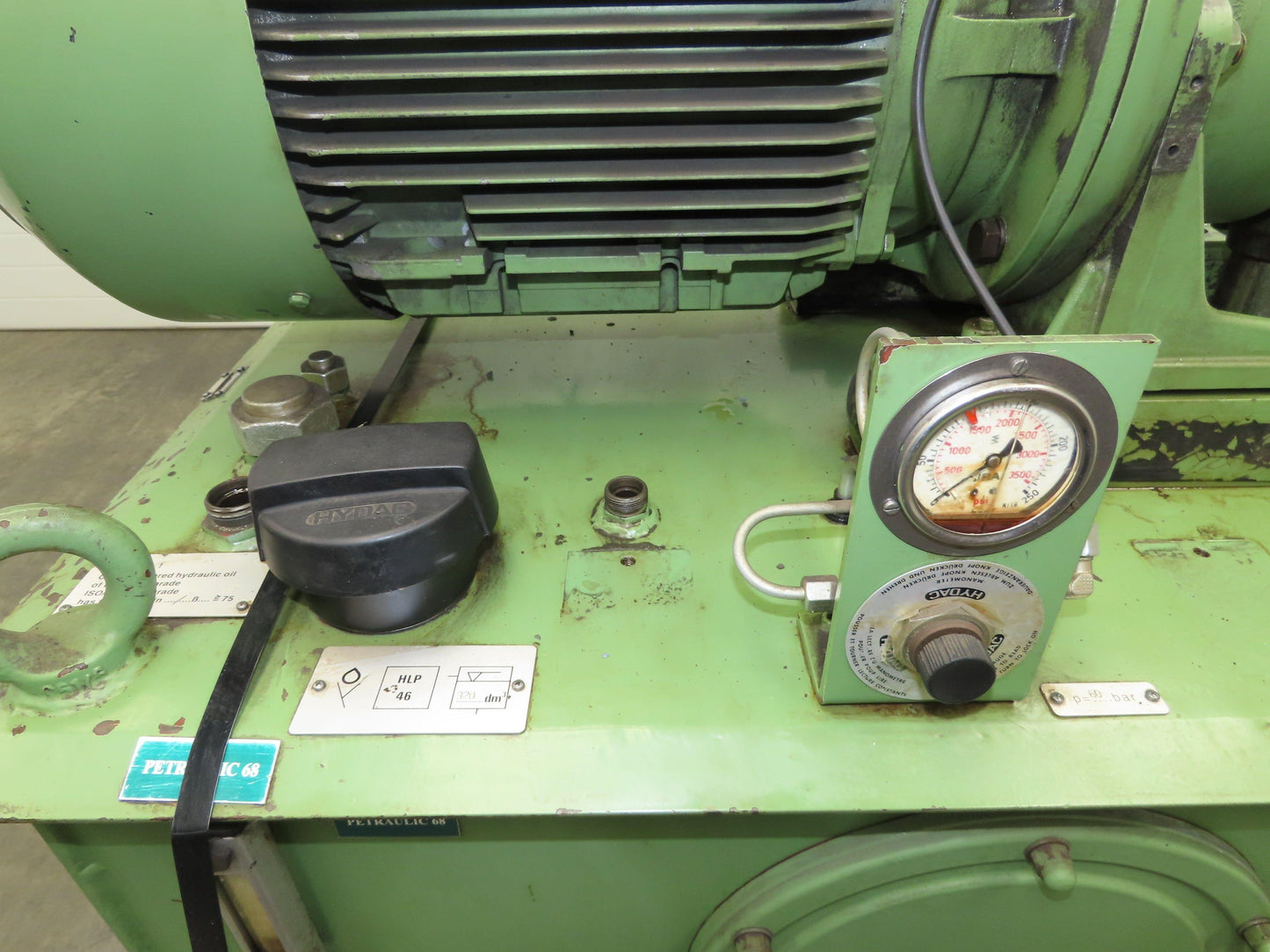 Hydraulic Berarma Vane Pump Power Unit 78GPM 1160 PSI 80Gal 16.8kw 460V 3PH