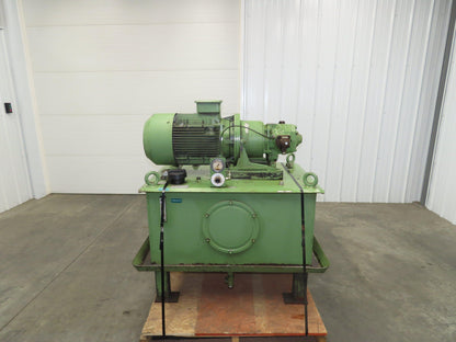 Hydraulic Berarma Vane Pump Power Unit 78GPM 1160 PSI 80Gal 16.8kw 460V 3PH