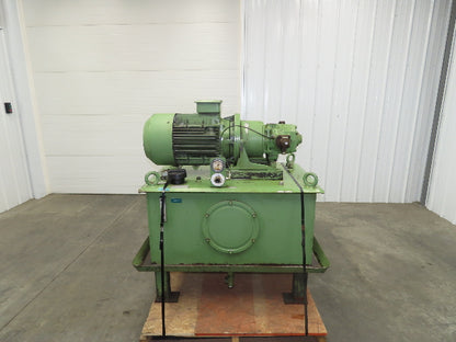 Hydraulic Berarma Vane Pump Power Unit 78GPM 1160 PSI 80Gal 16.8kw 460V 3PH