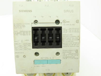 Siemens 3RT1056-6AP36 Motor Starter 200Hp 575V 195A AC/DC Coil 240V *READ
