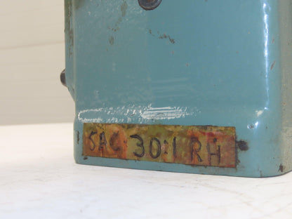 Hytrol 5AC-30-1-RH Conveyor Drive Gearmotor 30:1 Reducer .75Hp 460V 56C 58rpm