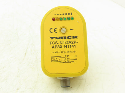 Turck FCS-N1/2A4P-AP8X-H1141 Liquid Flow Immersion Sensor 100mm NO PNP 24VDC