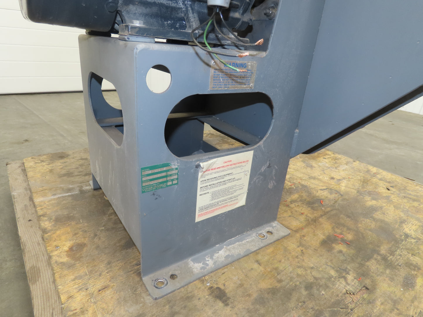 Conair Franklin High Pressure Blower 24" 10Hp 3520RPM 230/460V 6" In/Out