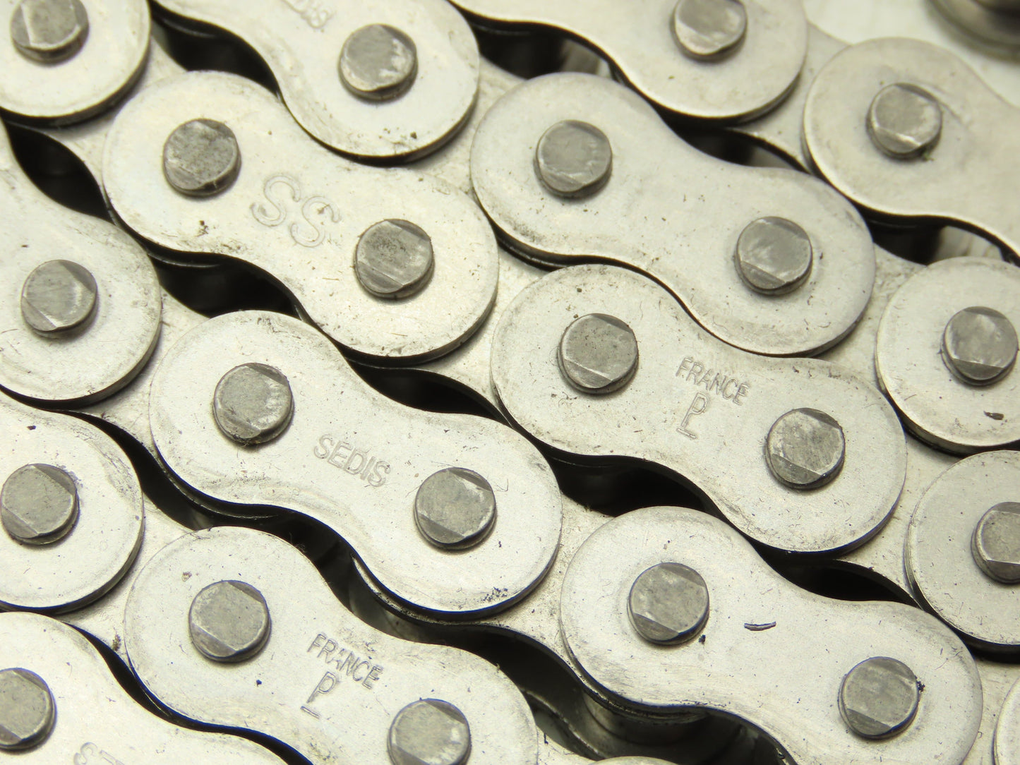 Sedis #35 Roller Chain 30' Total Length Stainless Steel 3 Pcs(2x 7'+1x16')