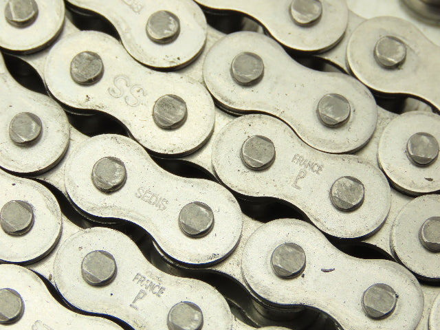 Sedis #35 Roller Chain 30' Total Length Stainless Steel 3 Pcs(2x 7'+1x16')