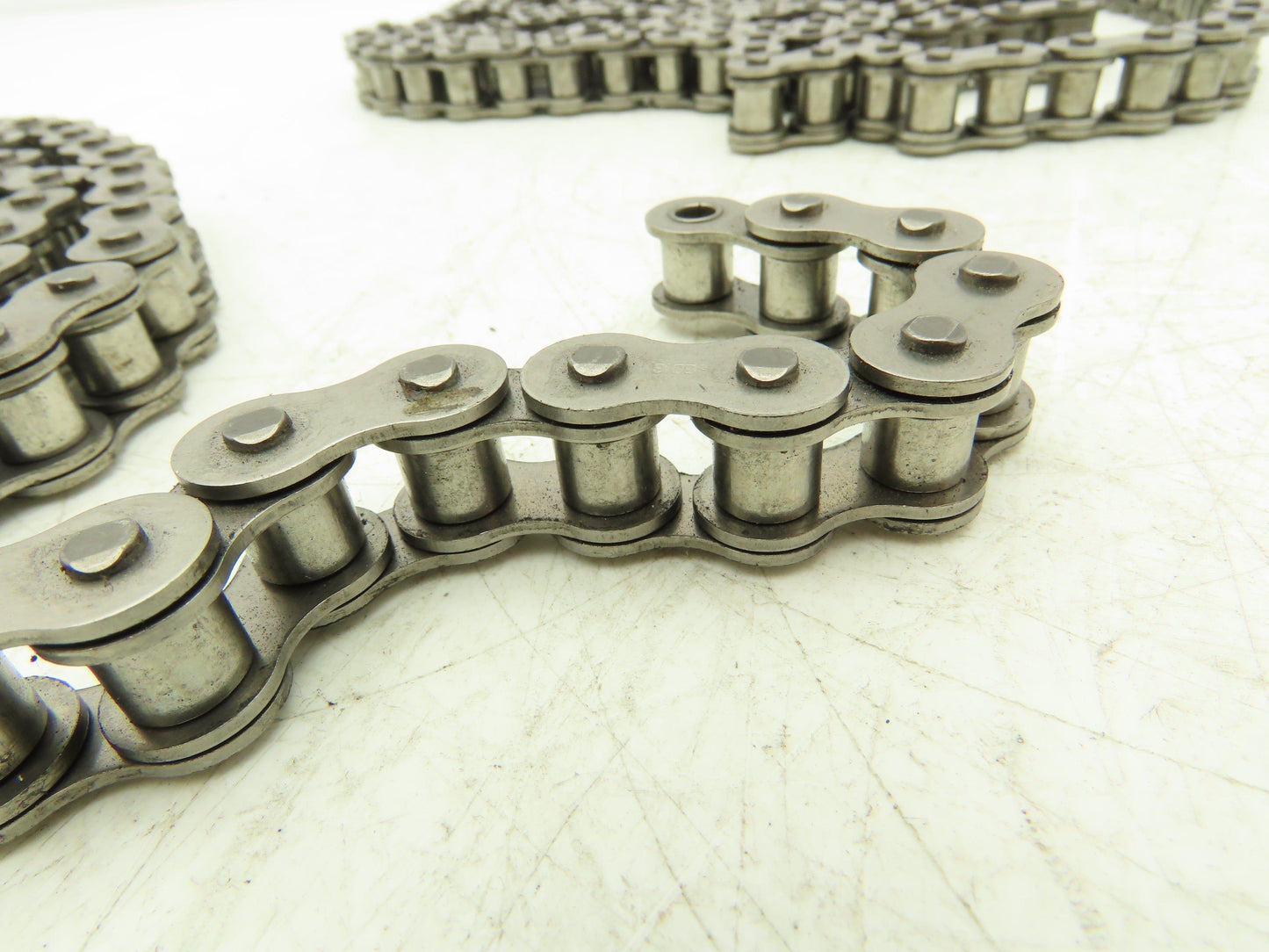 Sedis #35 Roller Chain 30' Total Length Stainless Steel 3 Pcs(2x 7'+1x16')