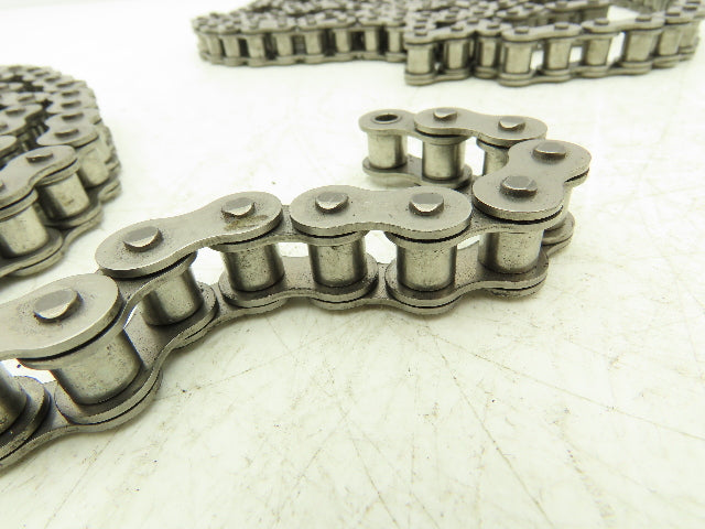 Sedis #35 Roller Chain 30' Total Length Stainless Steel 3 Pcs(2x 7'+1x16')