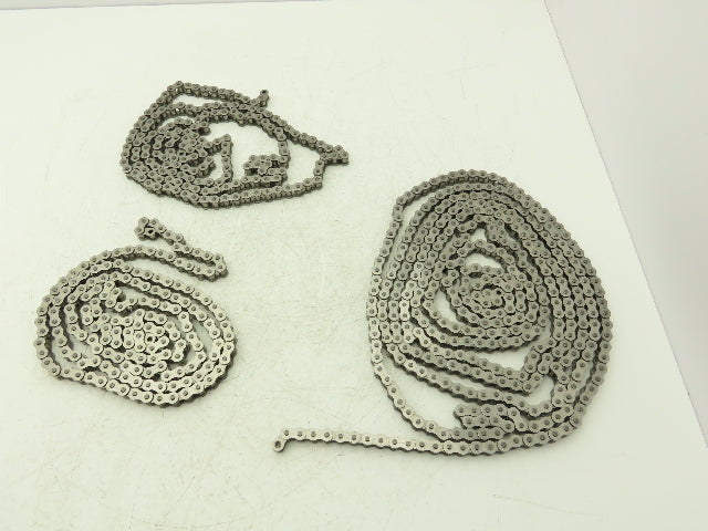 Sedis #35 Roller Chain 30' Total Length Stainless Steel 3 Pcs(2x 7'+1x16')