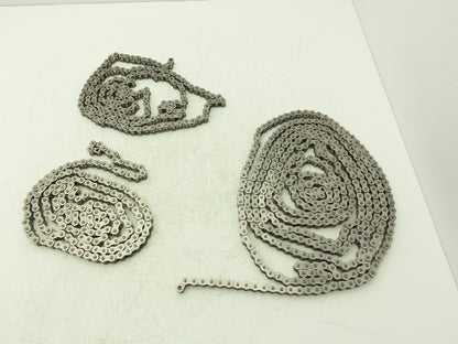 Sedis #35 Roller Chain 30' Total Length Stainless Steel 3 Pcs(2x 7'+1x16')