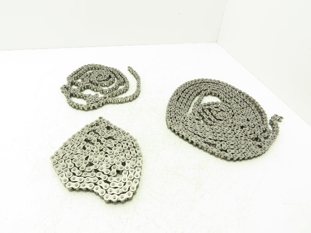 Sedis #35 Roller Chain 30' Total Length Stainless Steel 3 Pcs(2x 7'+1x16')