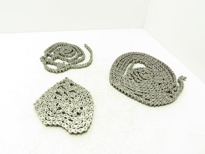 Sedis #35 Roller Chain 30' Total Length Stainless Steel 3 Pcs(2x 7'+1x16')