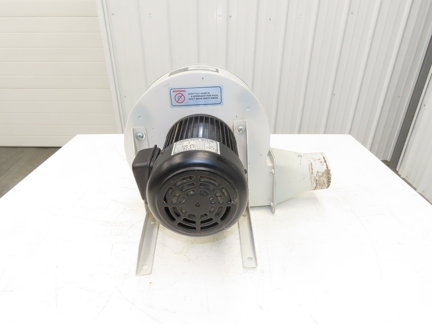 DM-400 10" Centrifugal Fan Blower 1Hp 3450rpm 230/460V 3Ph 4"x 4" Inlet/Outlet
