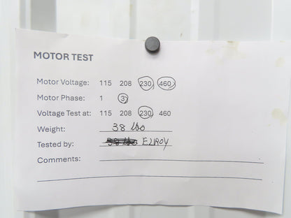 DM-400 10" Centrifugal Fan Blower 1Hp 3450rpm 230/460V 3Ph 4"x 4" Inlet/Outlet