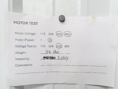 DM-400 10" Centrifugal Fan Blower 1Hp 3450rpm 230/460V 3Ph 4"x 4" Inlet/Outlet