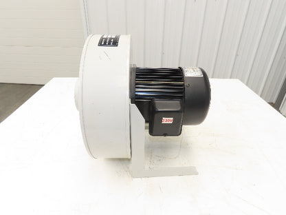 DM-400 10" Centrifugal Fan Blower 1Hp 3450rpm 230/460V 3Ph 4"x 4" Inlet/Outlet